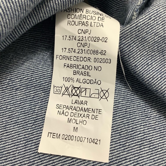 You Com Smocked back jeans straps mini-dress Size M (698) - Picture 10 of 16